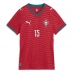 Portugal Joao Neves #15 Replica Home Shirt Ladies World Cup 2026 Short Sleeve
